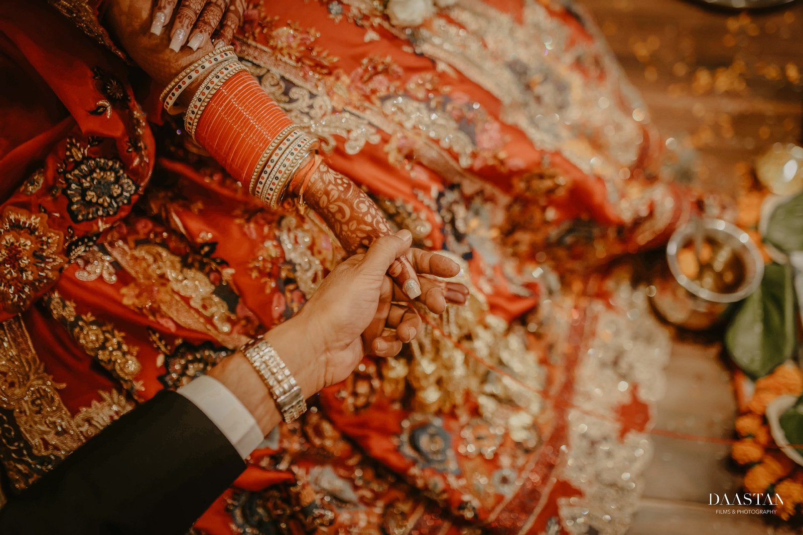 Bridal Lehenga Detail Closeup India