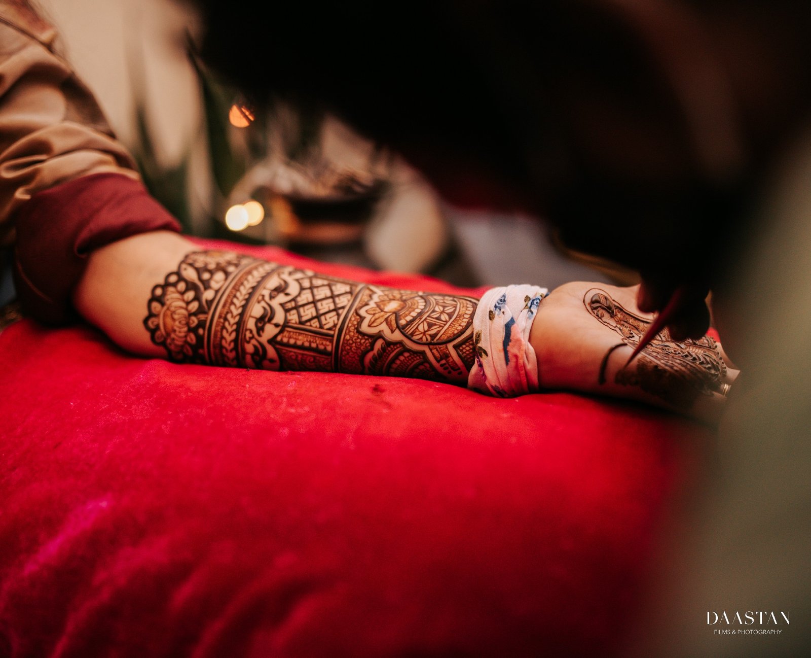 Bridal Mehndi Feet Closeup Detail India