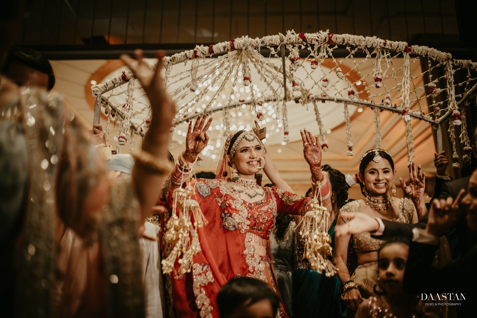 Bride Entry Family Reception India