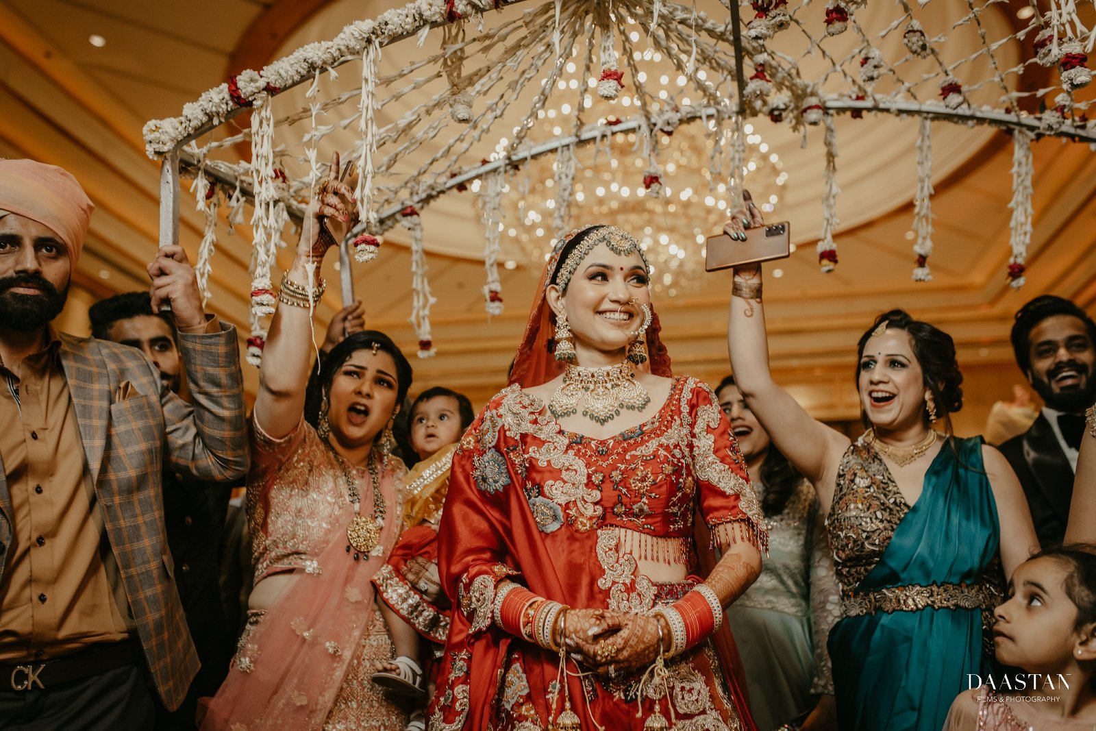 Bride Entry Reception Celebration India
