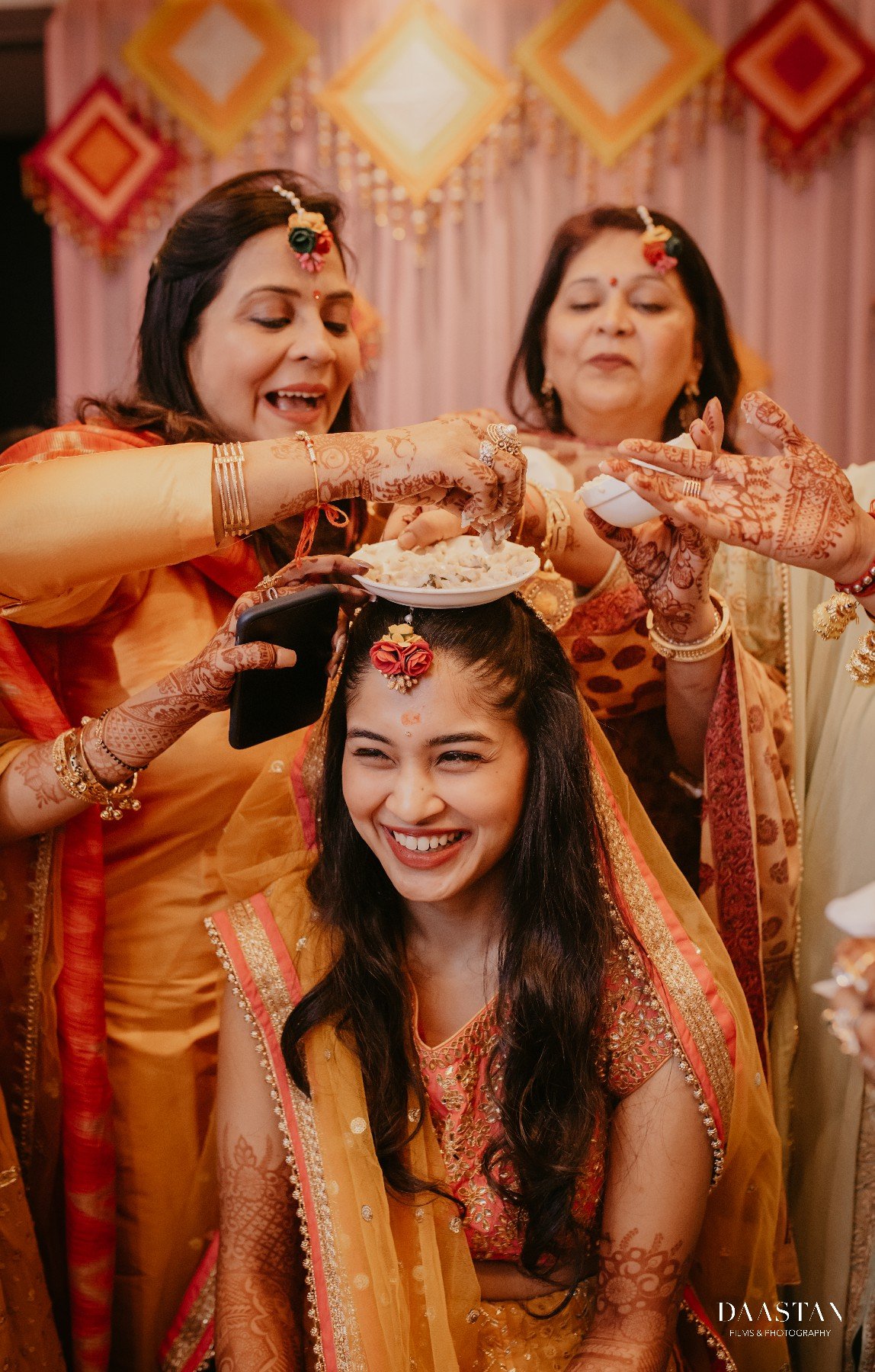 Bride Maang Tikka Getting Ready India