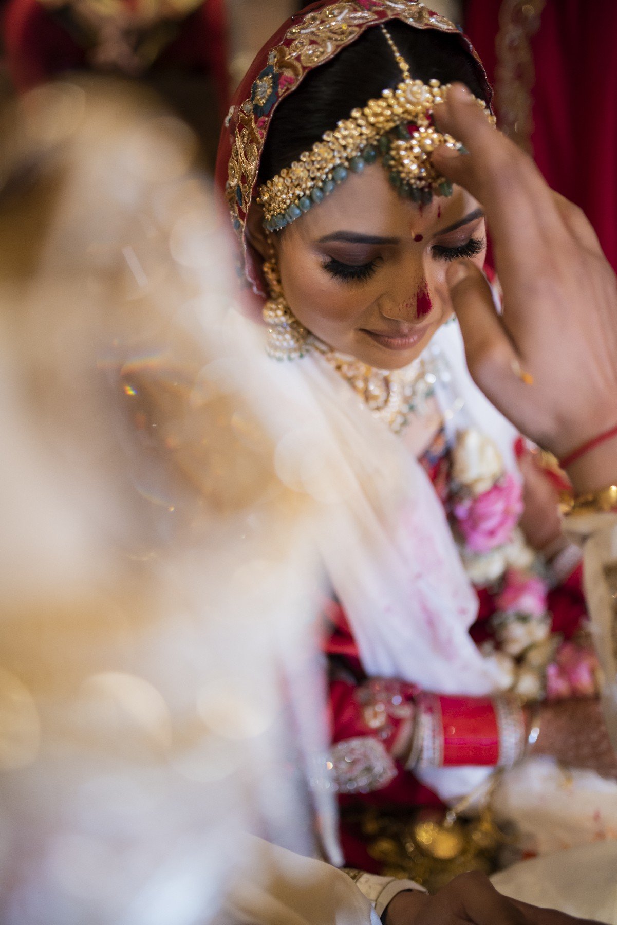 Bride Veil Getting Ready India