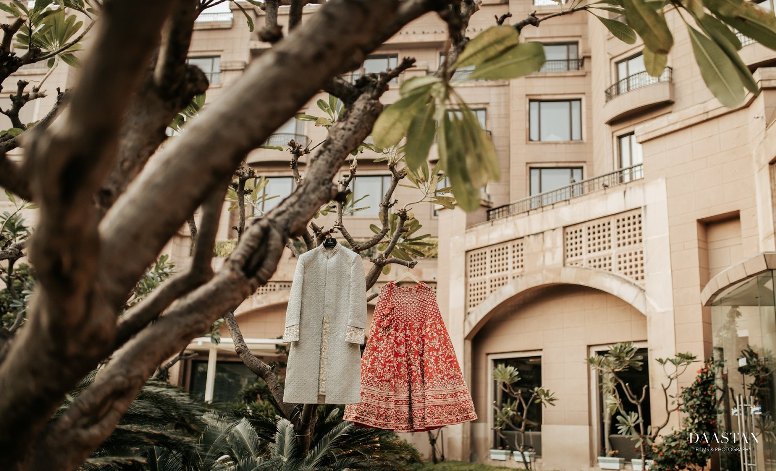 Couple Outdoor Hotel Portrait India