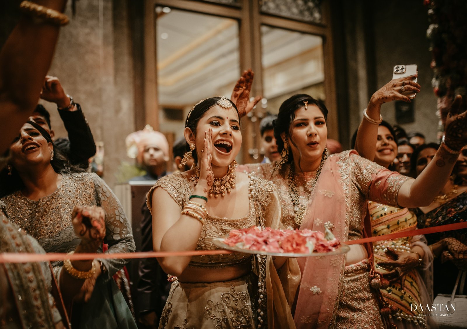 Couple Reception Ritual Candid India