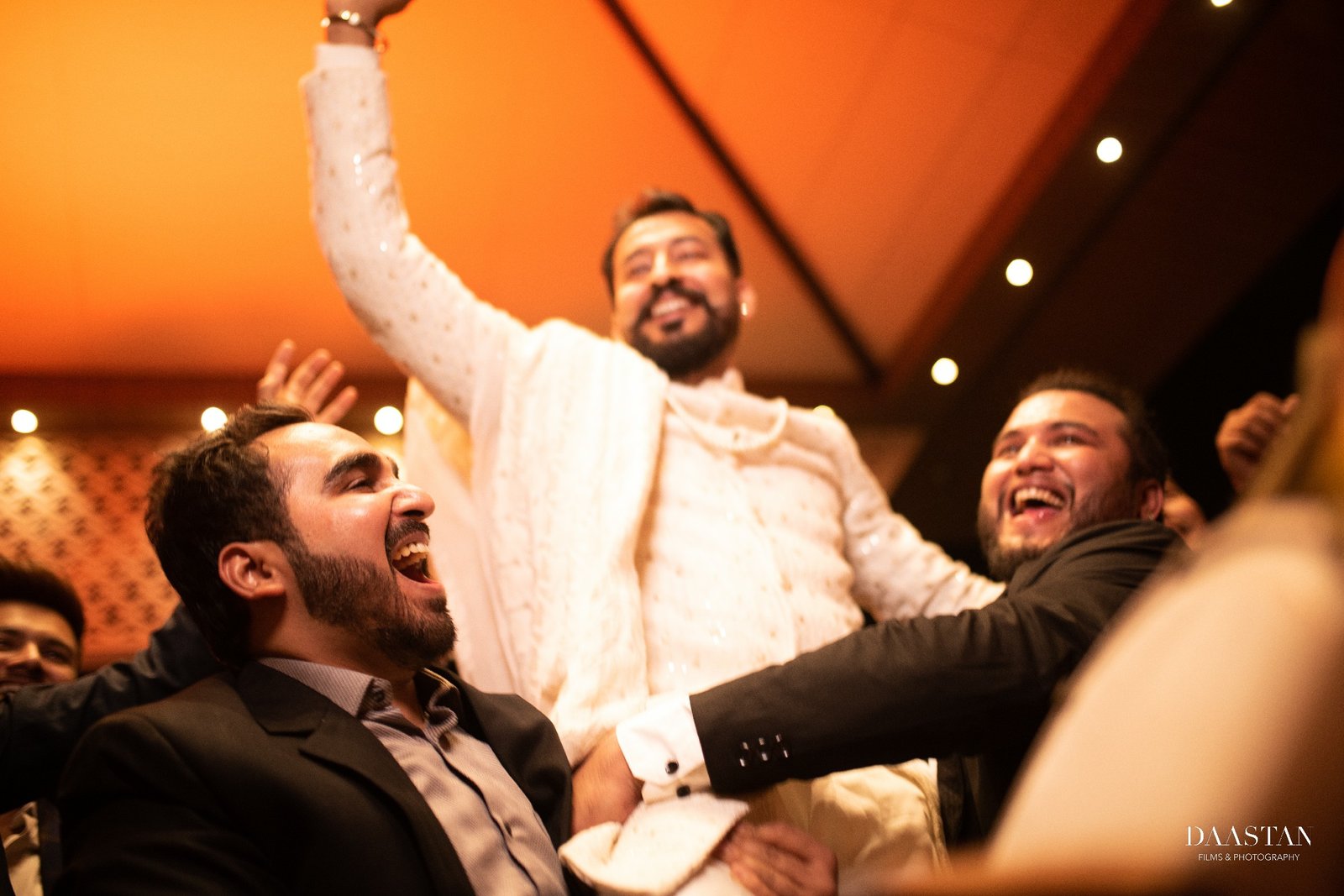 Groom Friends Lifting Celebration India
