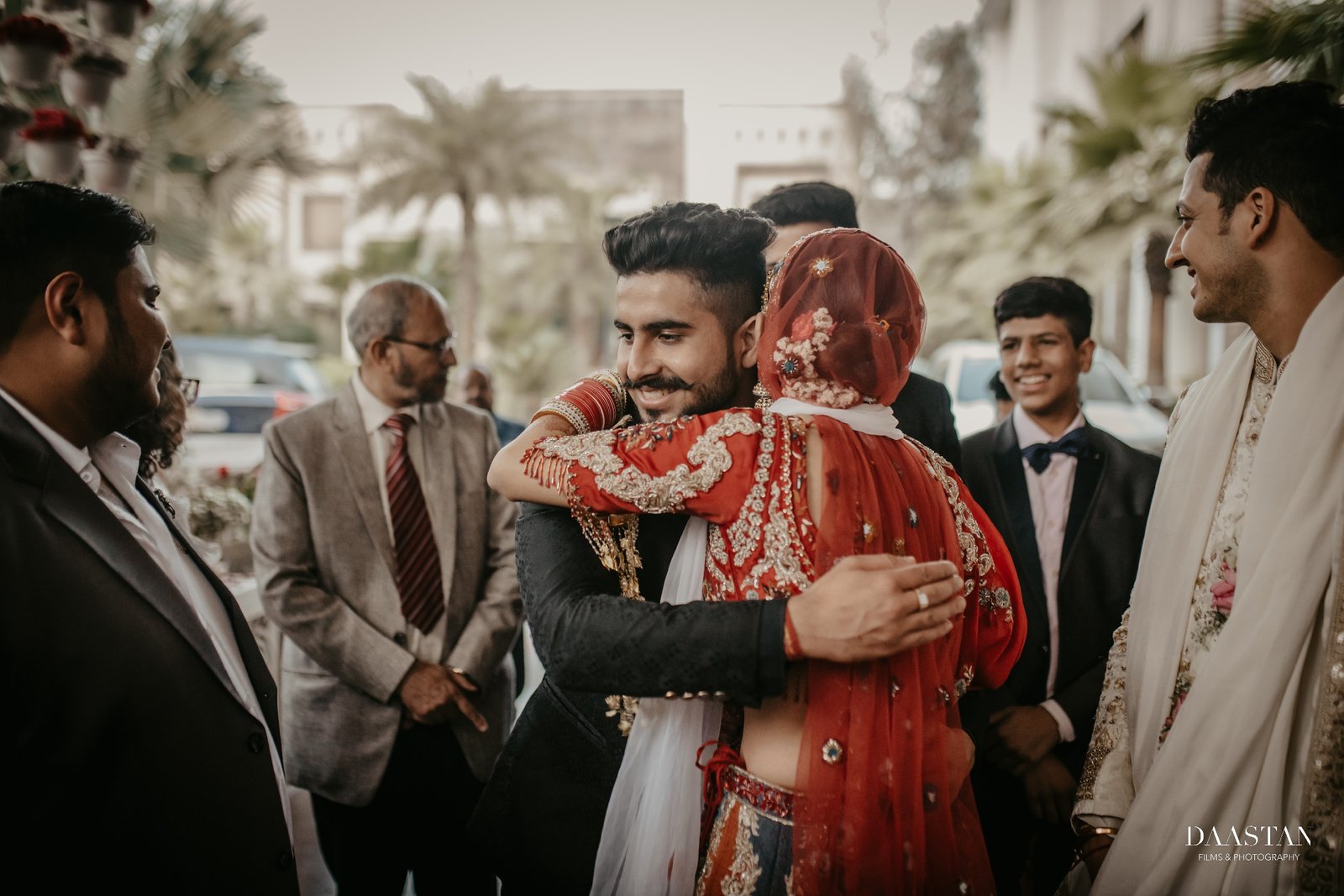 Groom Reception Outdoor Candid India