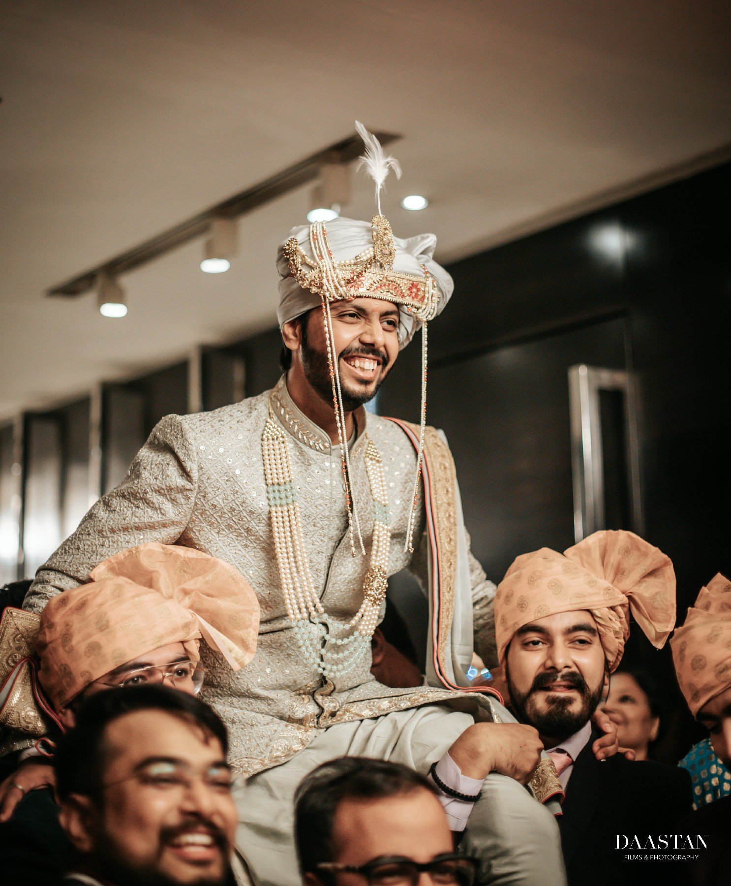 Groom Sehra Family Ceremony India