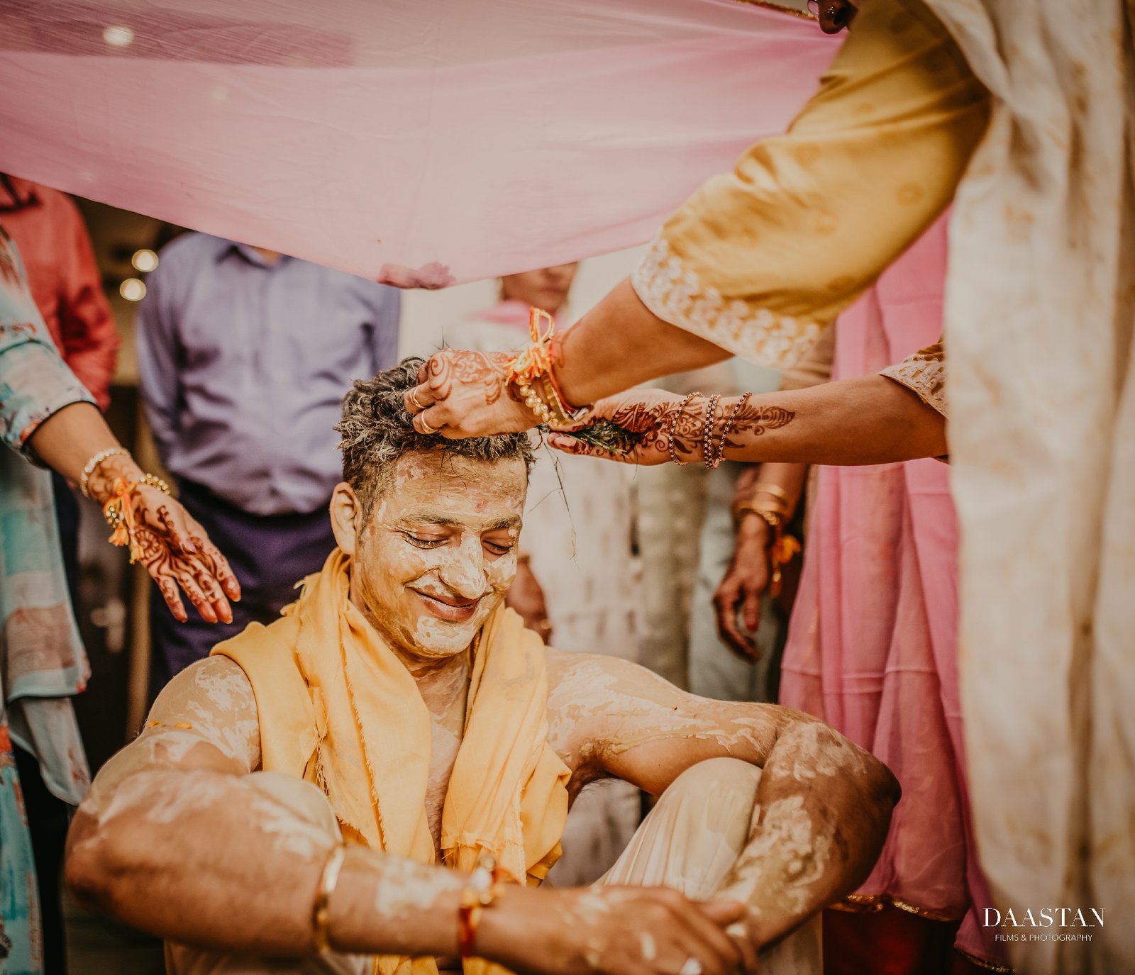 Haldi Groom Fun Friends Outdoor India