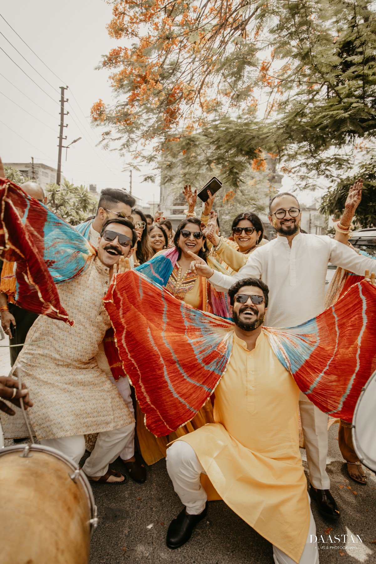 Haldi Outdoor Candid Fun India