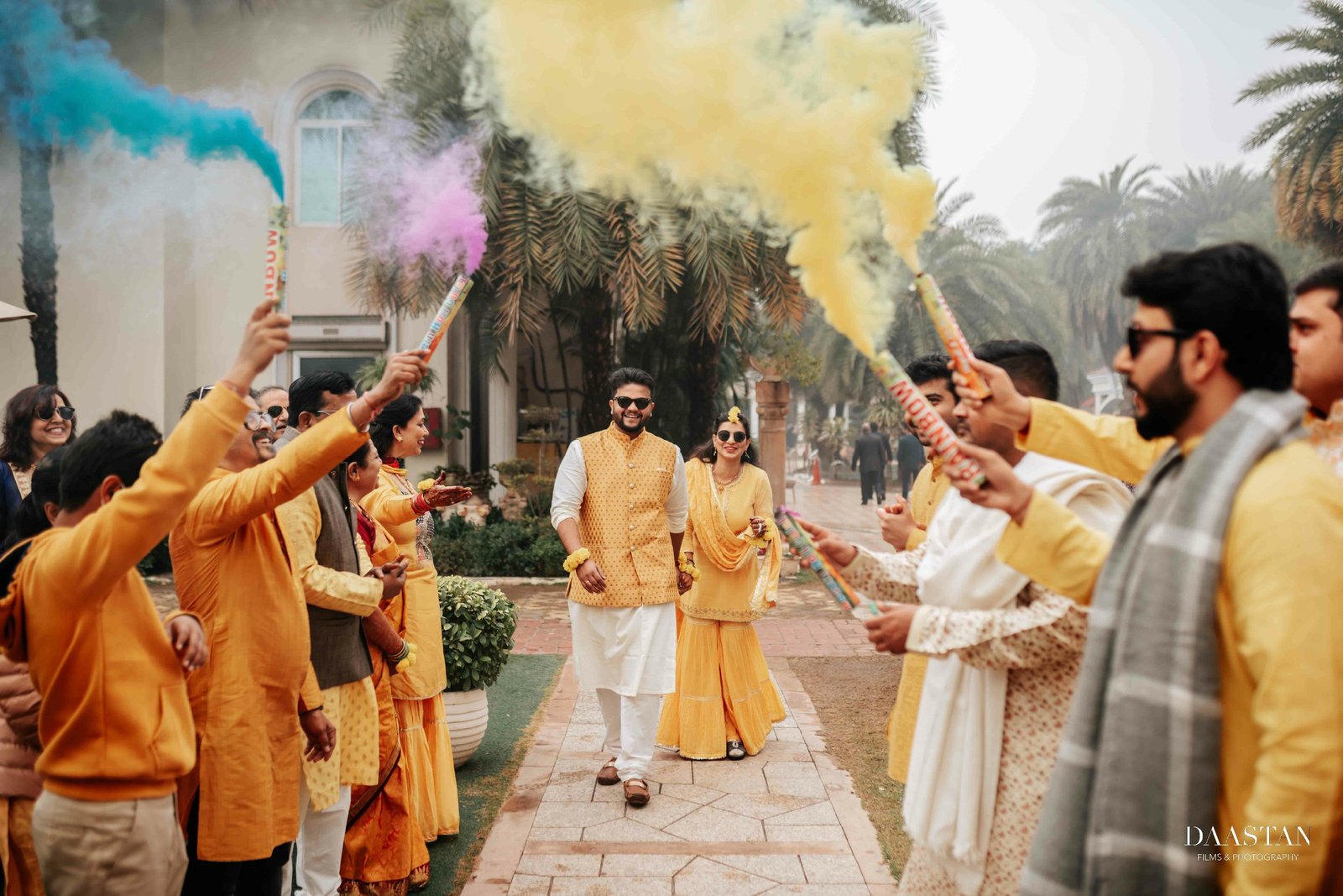 Holi Colour Powder Pre Wedding Shoot India