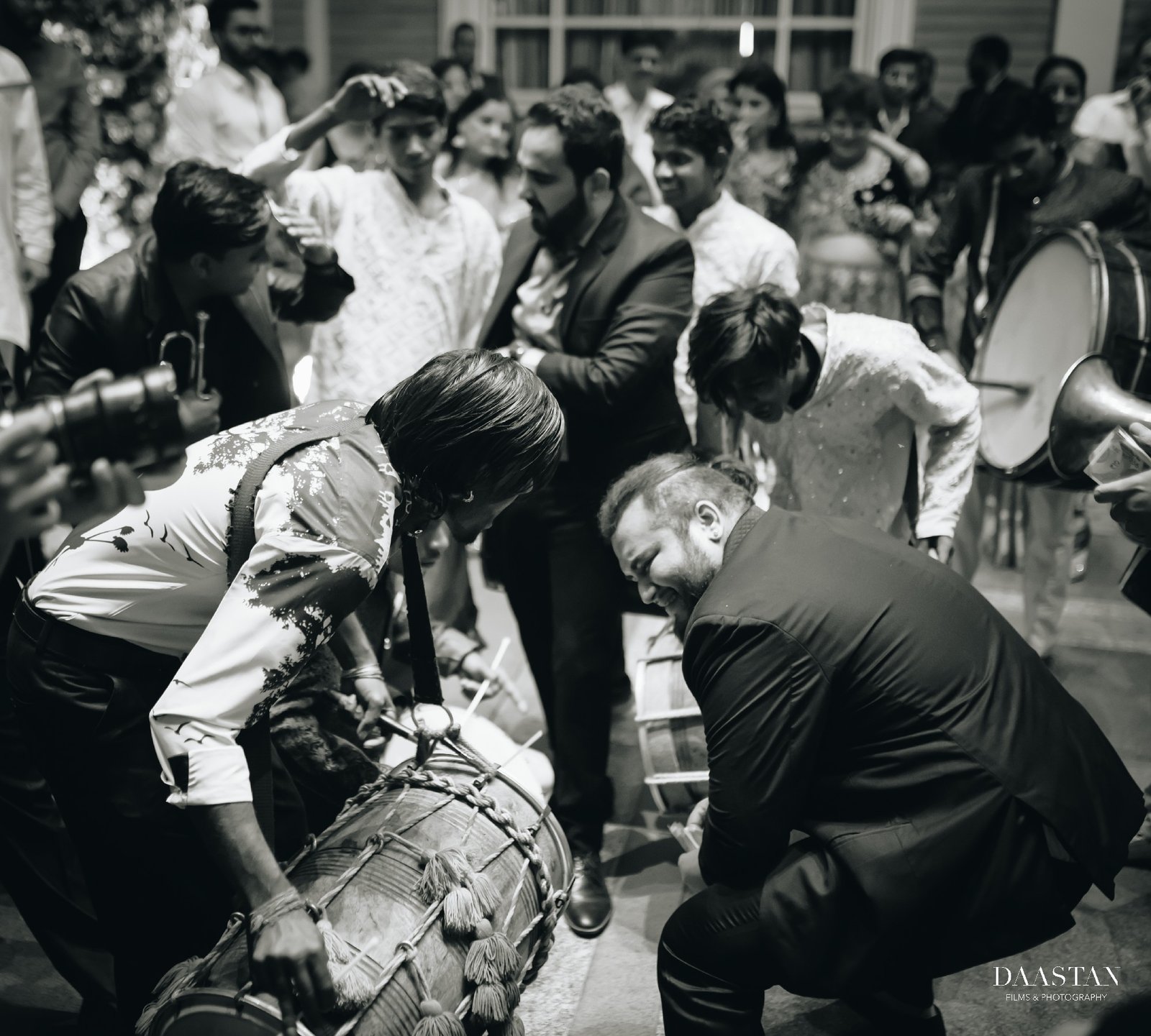 Reception Bw Candid Dance India