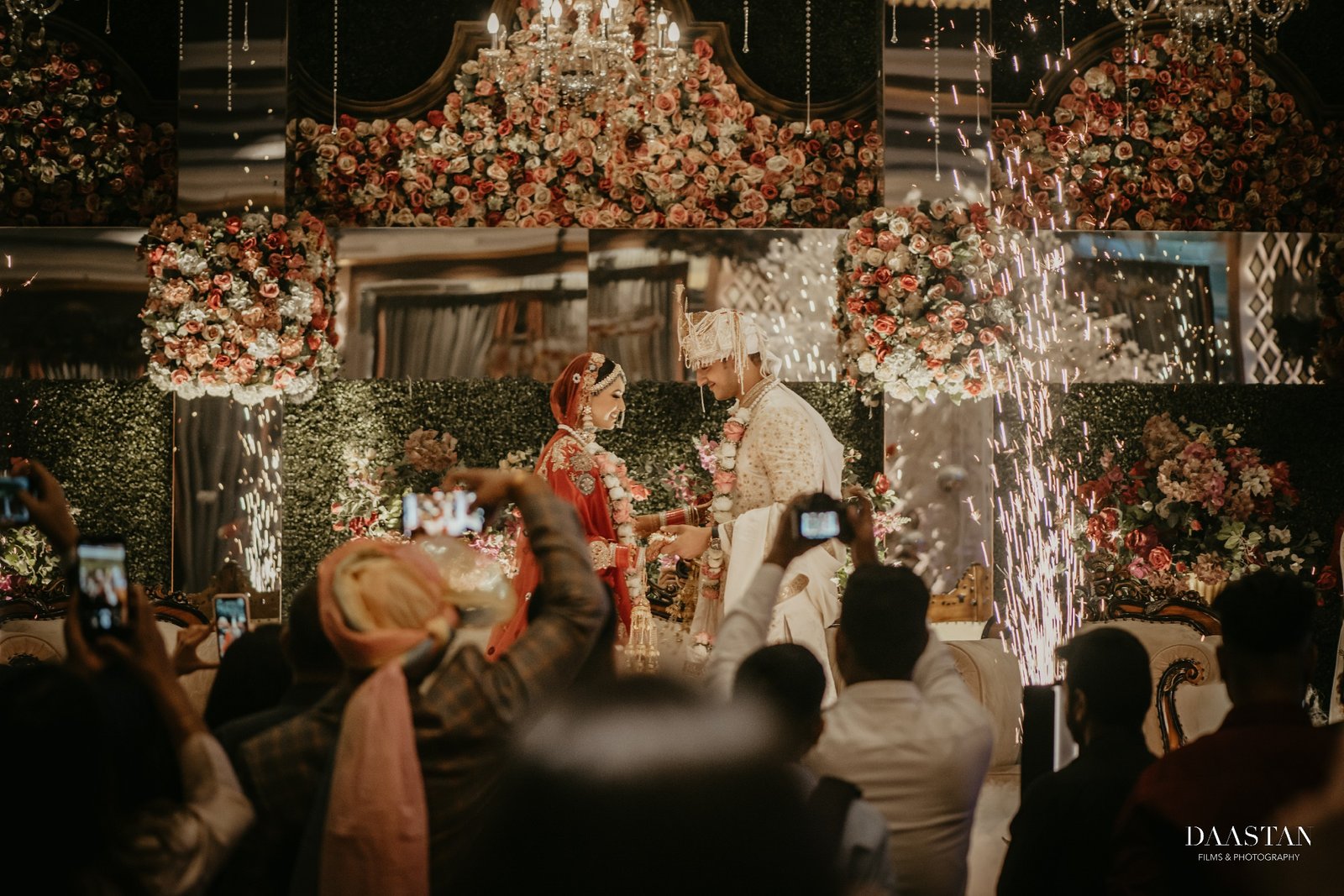 Wedding Reception Confetti Celebration India
